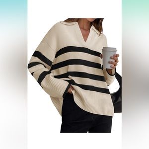 Oversized Stripes Sweater